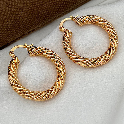 گوشواره حلقه ای پیچی وای اس ایکس